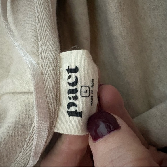 Pact Women's Beige Open-Front Cardigan - Picture 8 of 11